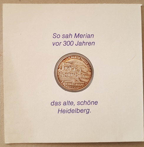 Medaille heidelberg nach - medaille,