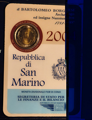 San marino euro gedenkmünze - san,