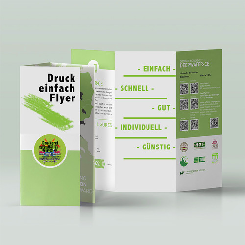 Flyer drucken handzettel - flyer,