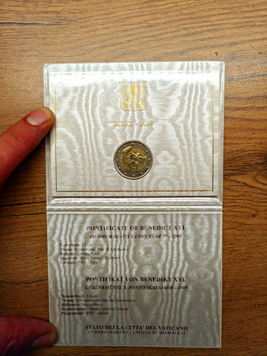 Vatikan euro gedenkmünze - euro,
