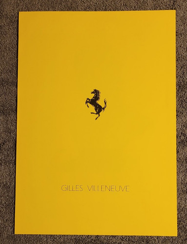 Ferrari folder brochure - folder,