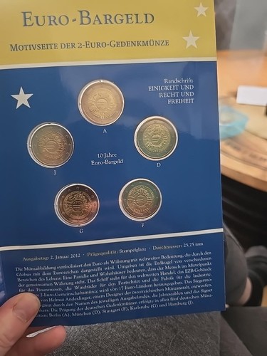 Jahre euro bargeld 2012 - jahre, –
