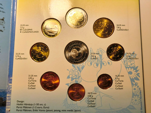 Finnland euro kursmünzensatz - finnland, euro-kursmünzensatz